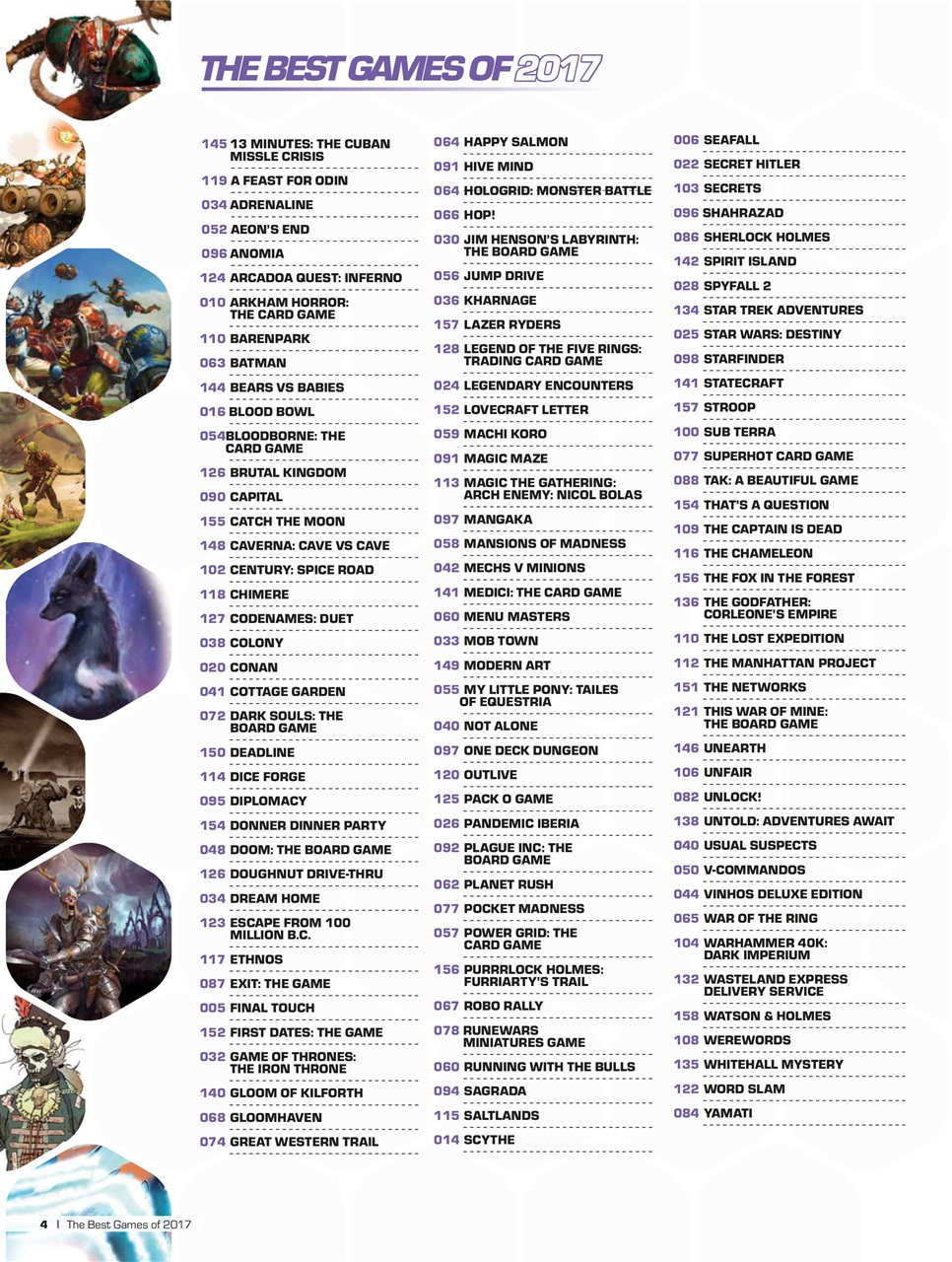 The Best Games Of… Preview Pages