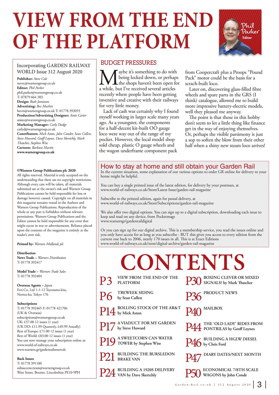 Garden Rail Preview Pages