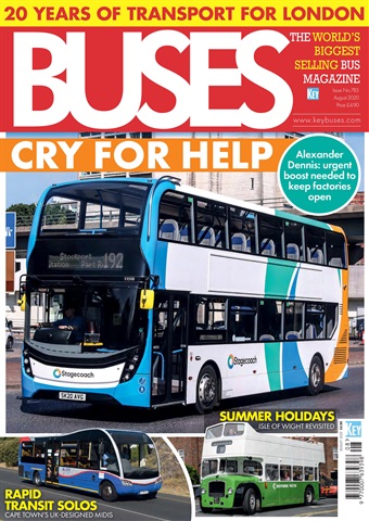 Buses Magazine issue  August 2020