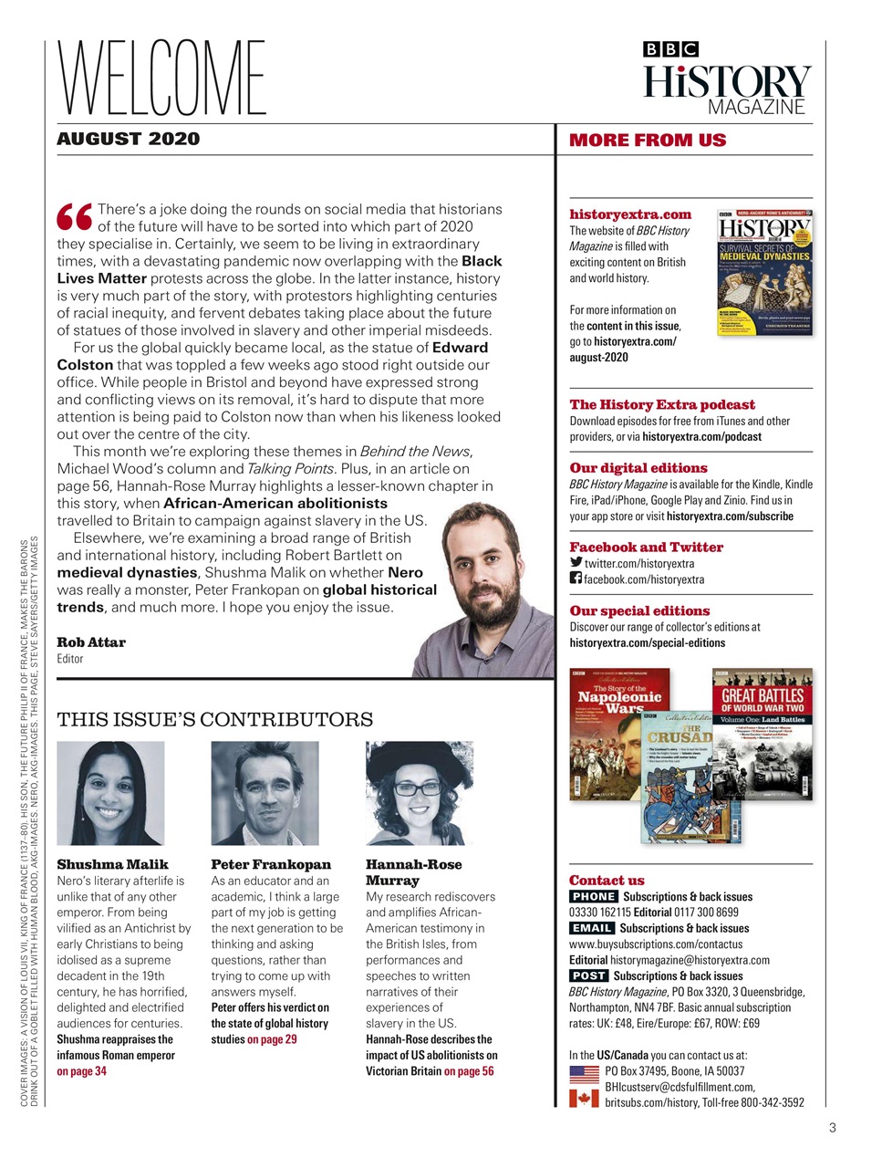 History Extra Magazine Preview Pages