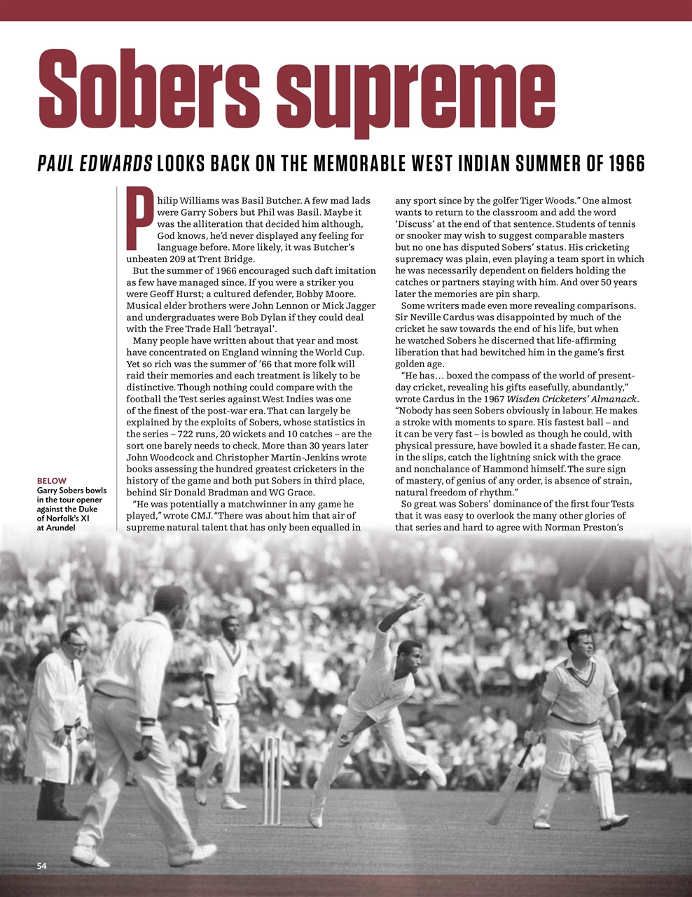 The Cricketer Magazine Preview Pages