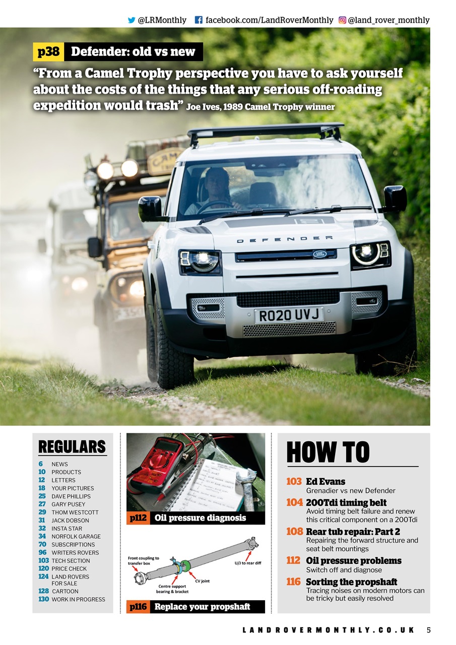 Land Rover Monthly Preview Pages