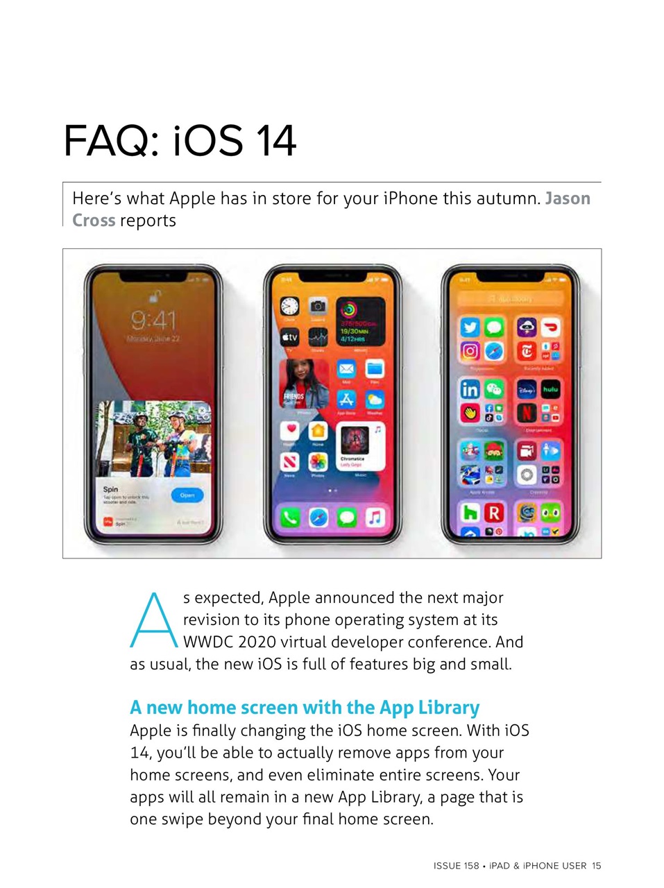 iPad and iPhone User Preview Pages
