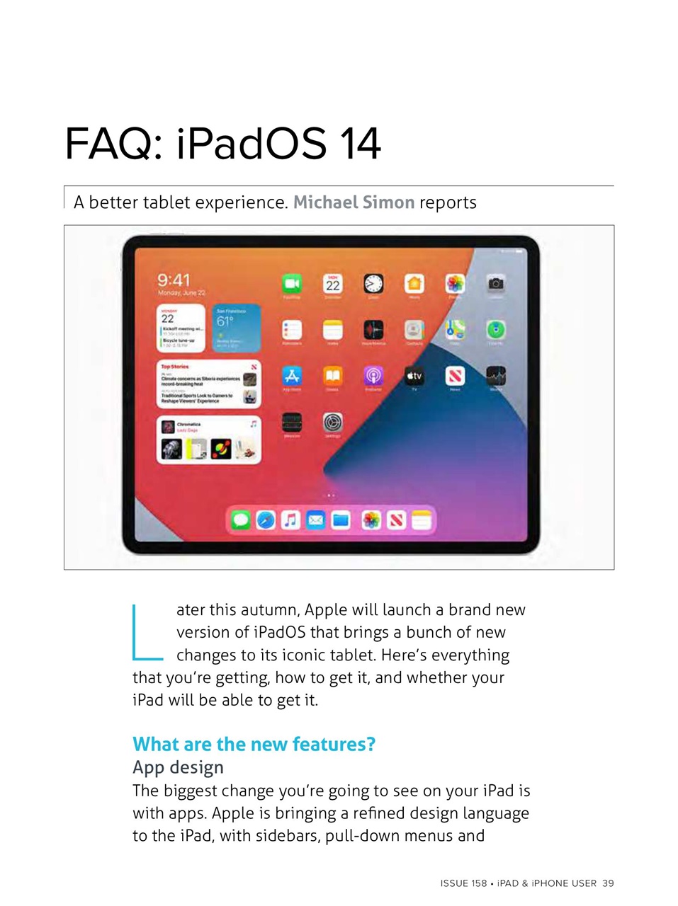iPad and iPhone User Preview Pages