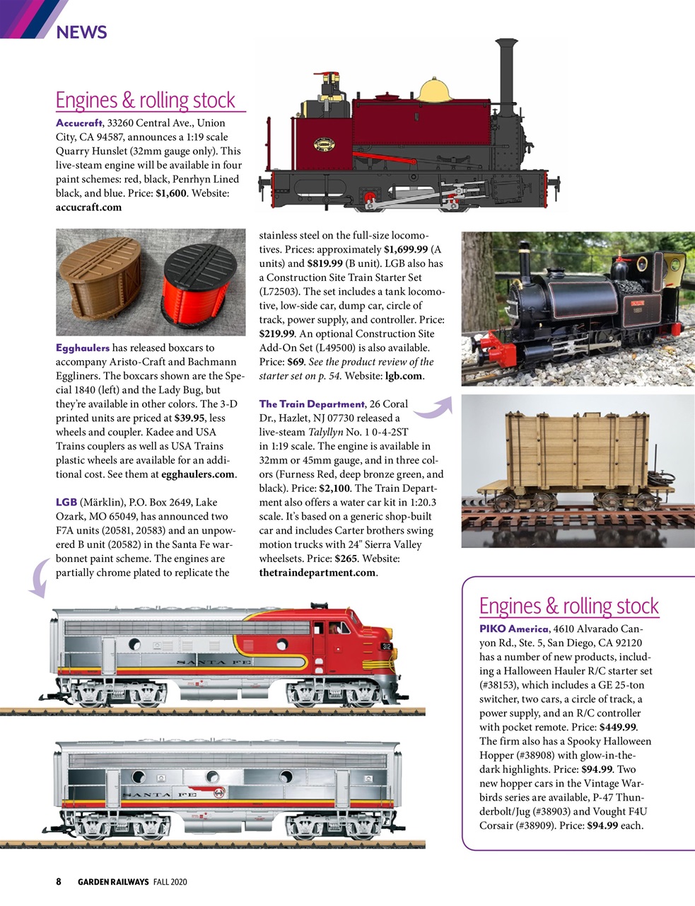 Garden Railways Preview Pages