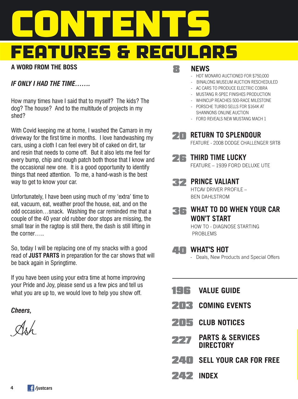 JUST CARS Preview Pages