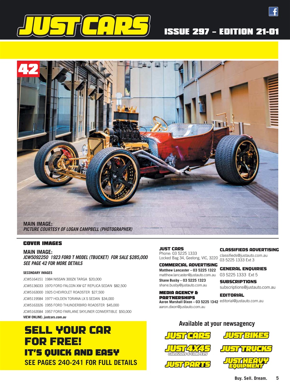 JUST CARS Preview Pages