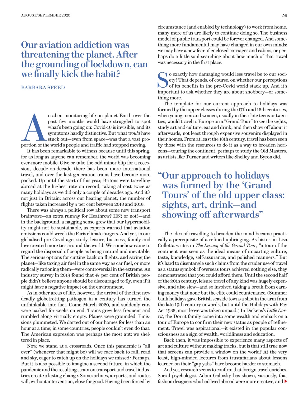 Prospect Magazine Preview Pages