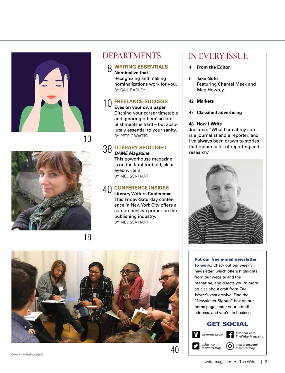 The Writer Preview Pages