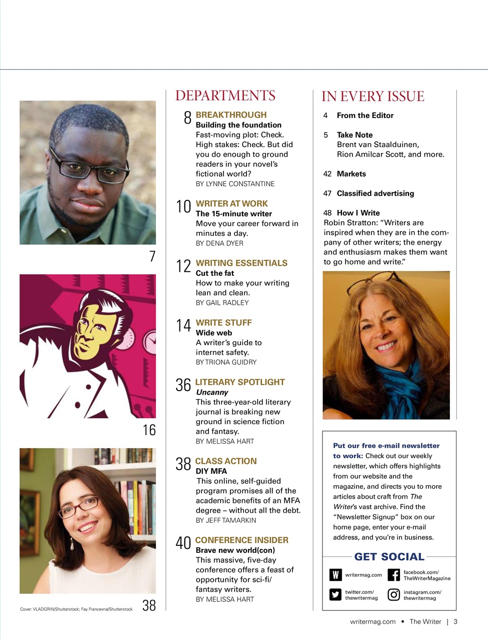 The Writer Preview Pages