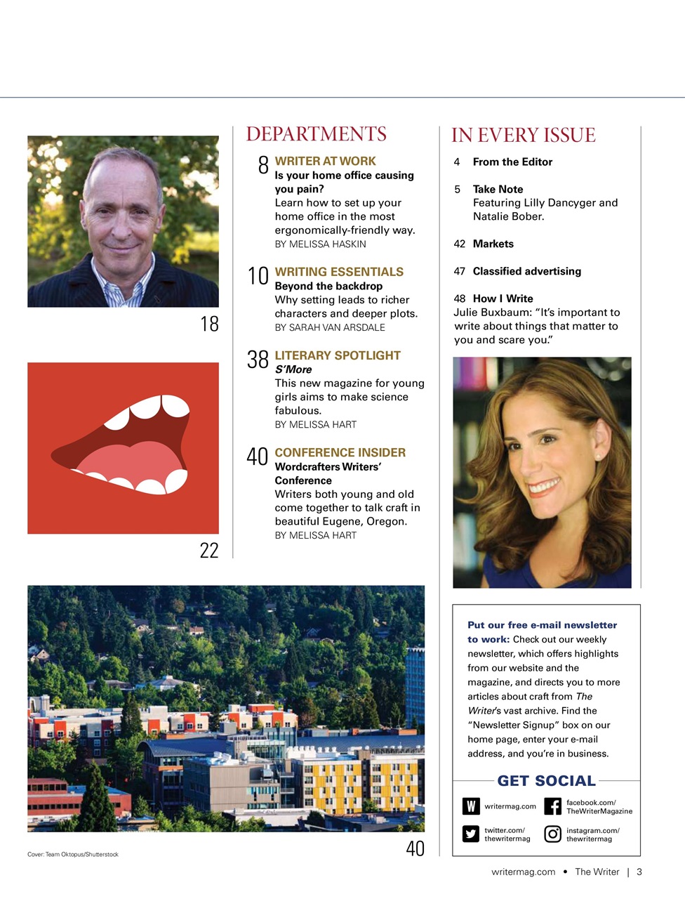 The Writer Preview Pages