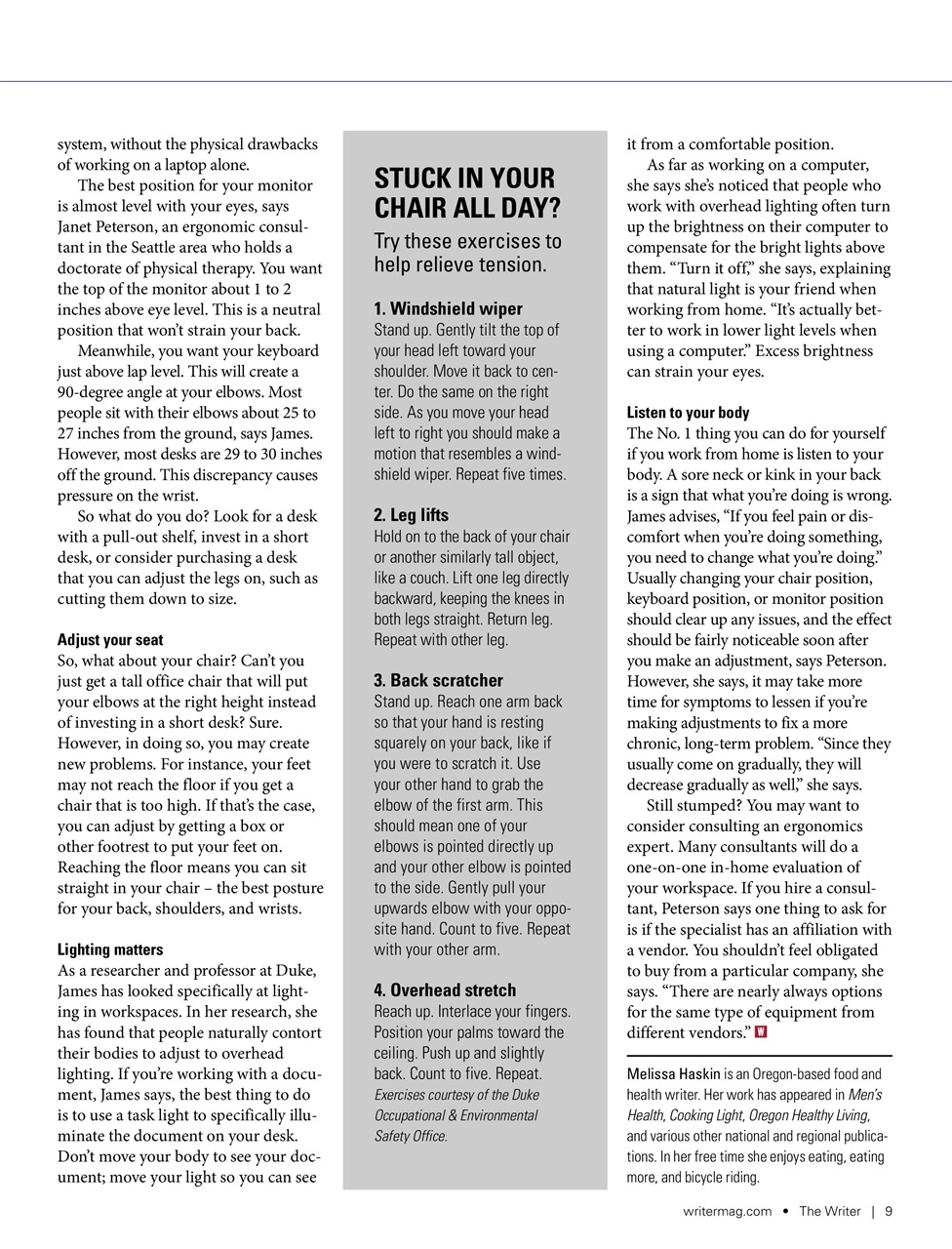 The Writer Preview Pages