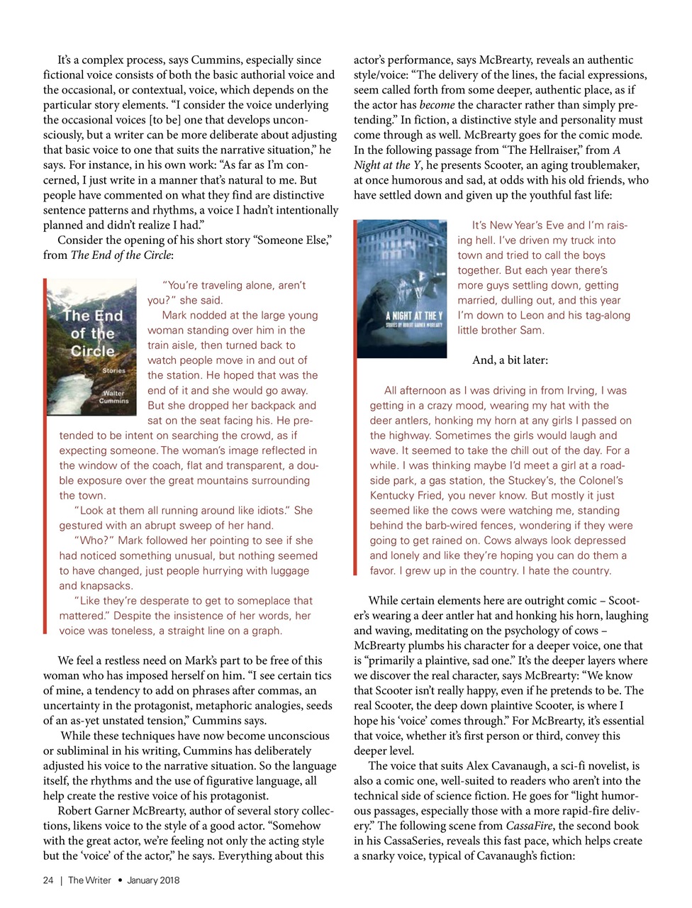 The Writer Preview Pages