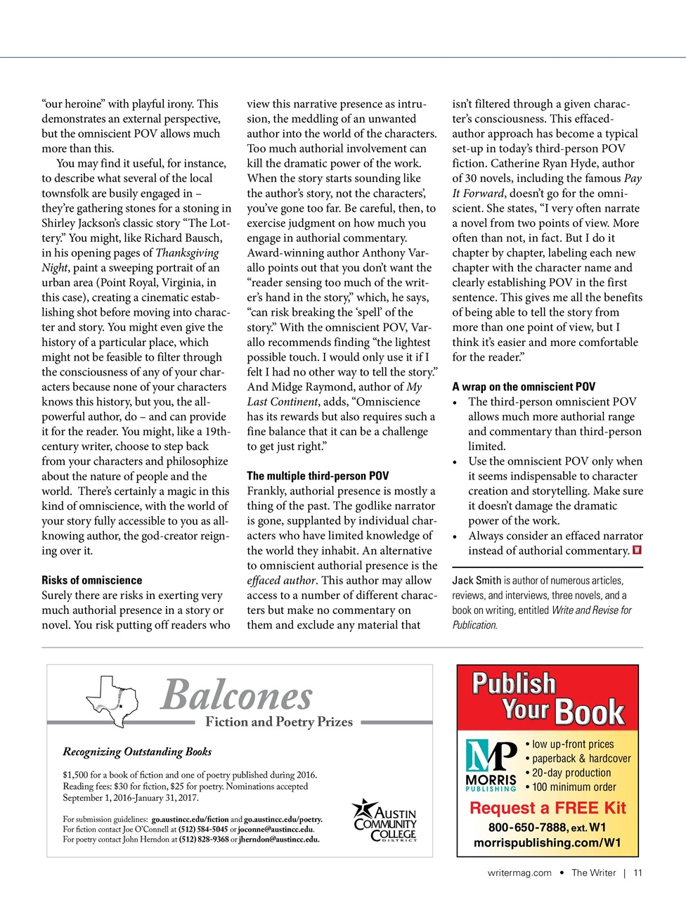 The Writer Preview Pages