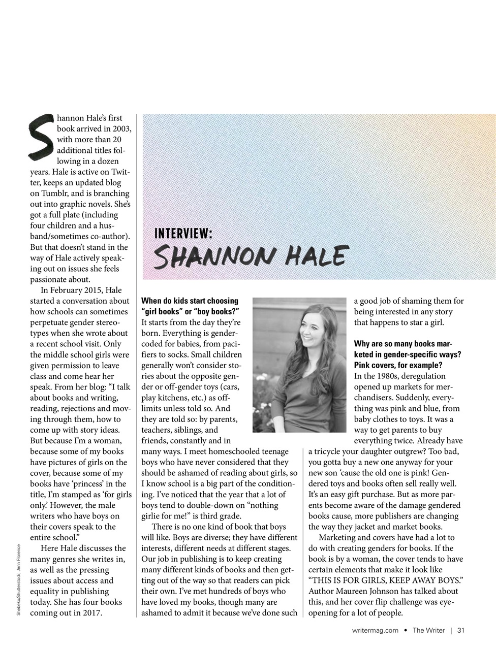 The Writer Preview Pages
