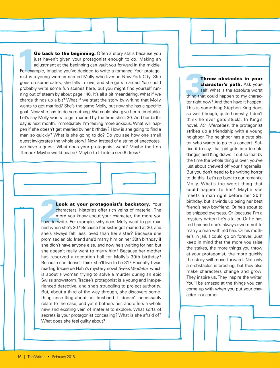 The Writer Preview Pages