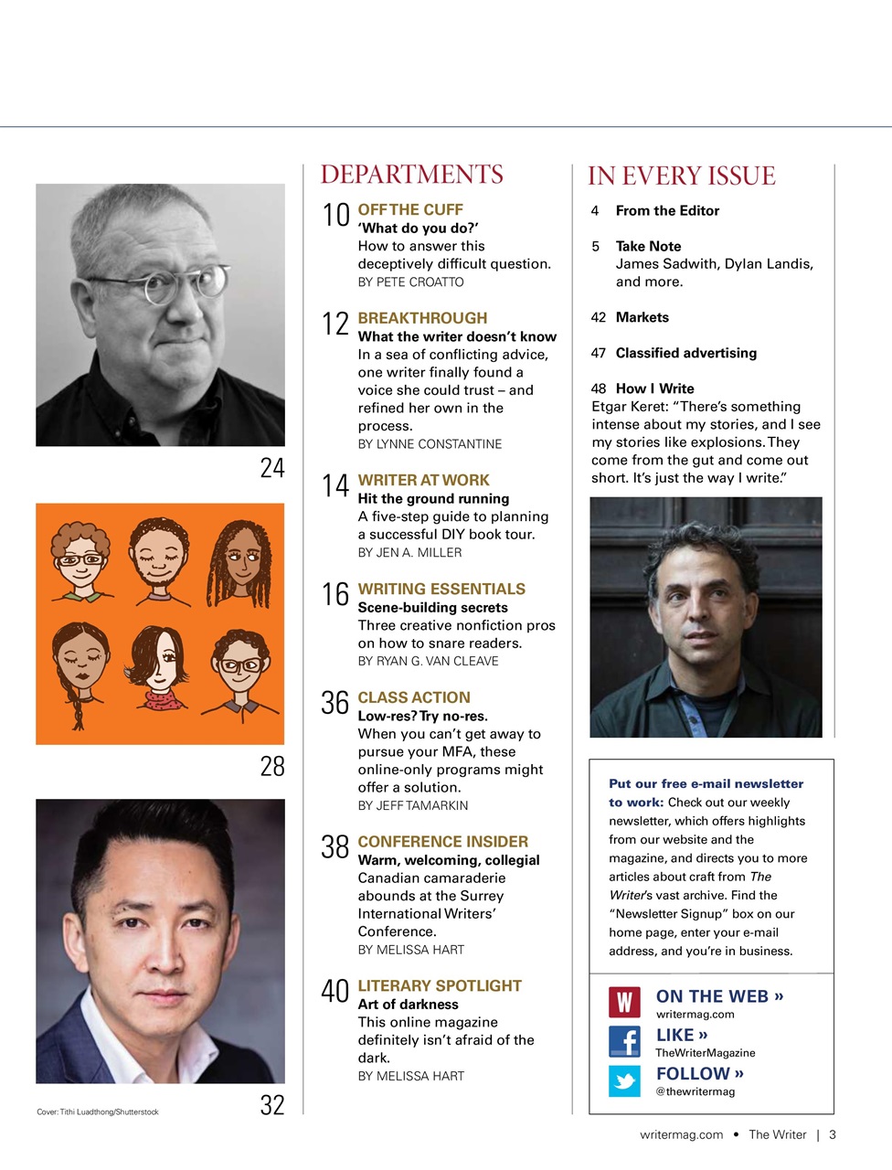 The Writer Preview Pages