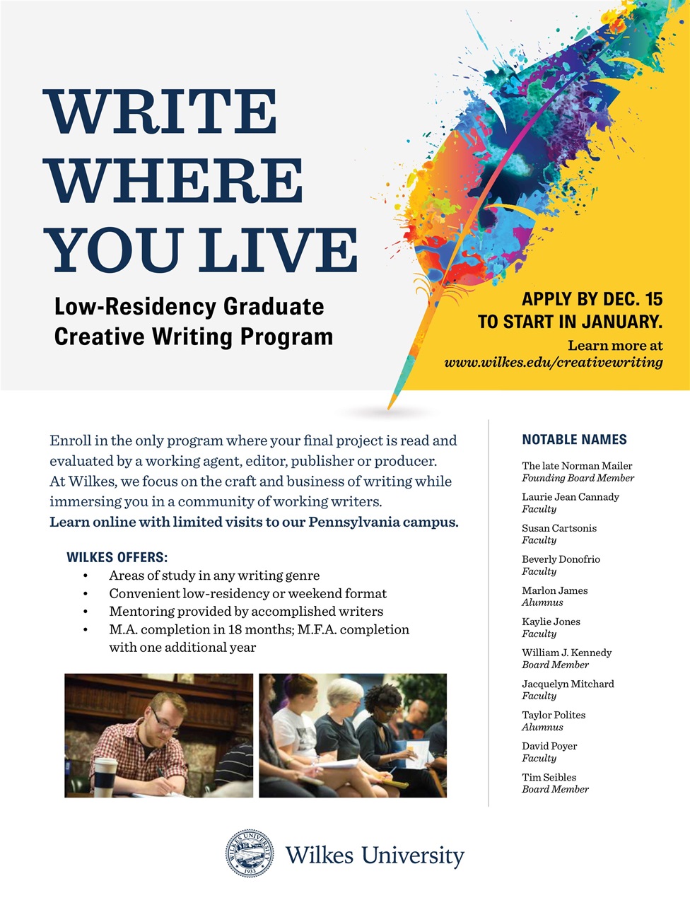 The Writer Preview Pages