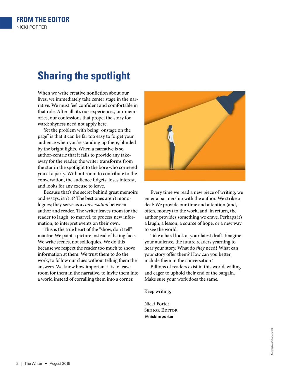 The Writer Preview Pages