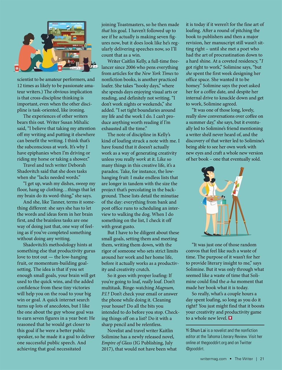 The Writer Preview Pages