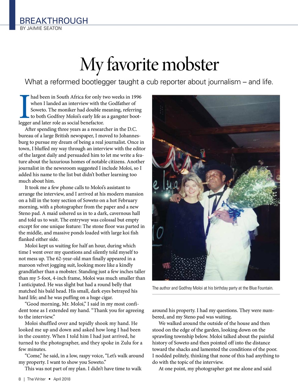 The Writer Preview Pages