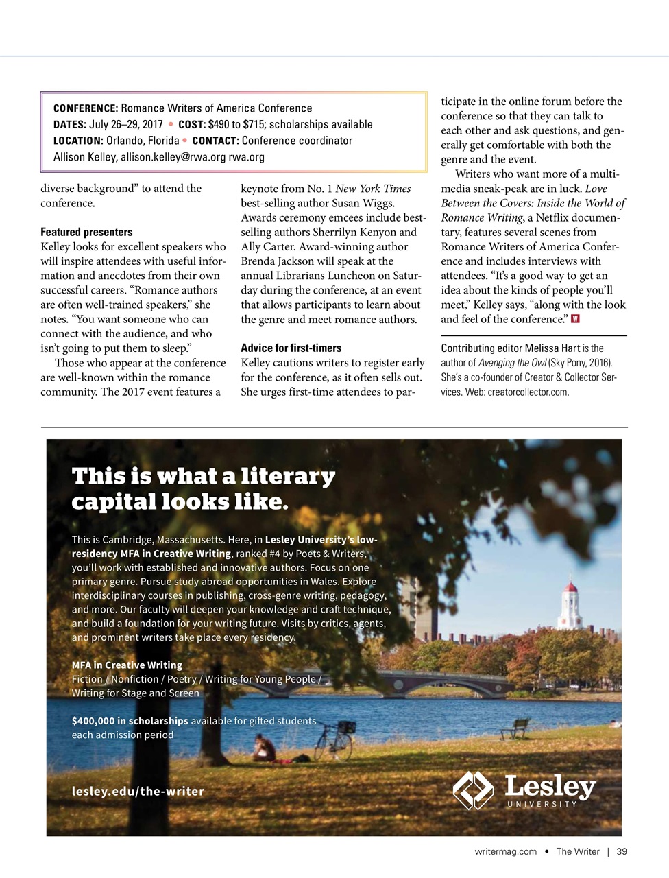 The Writer Preview Pages