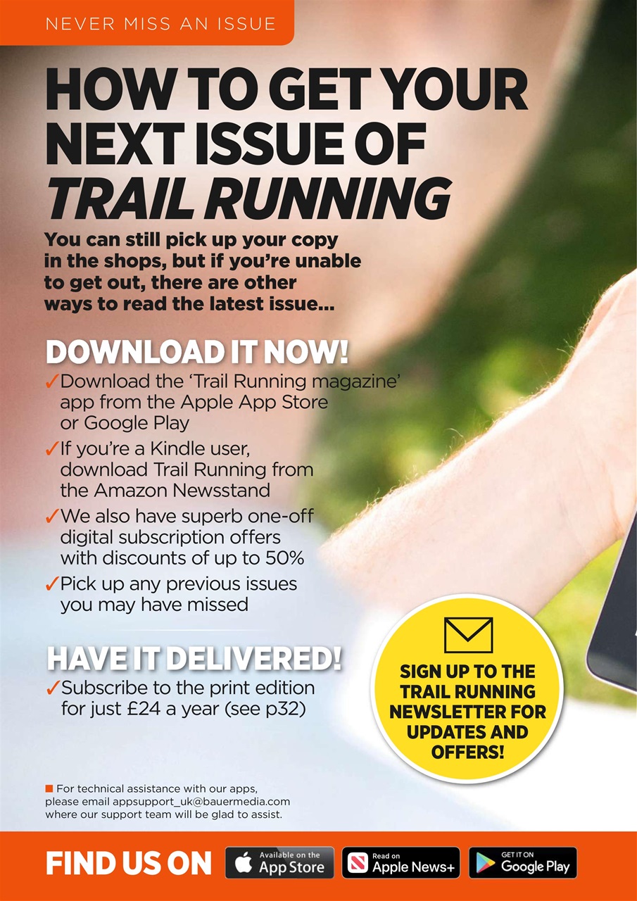 Trail Running Preview Pages