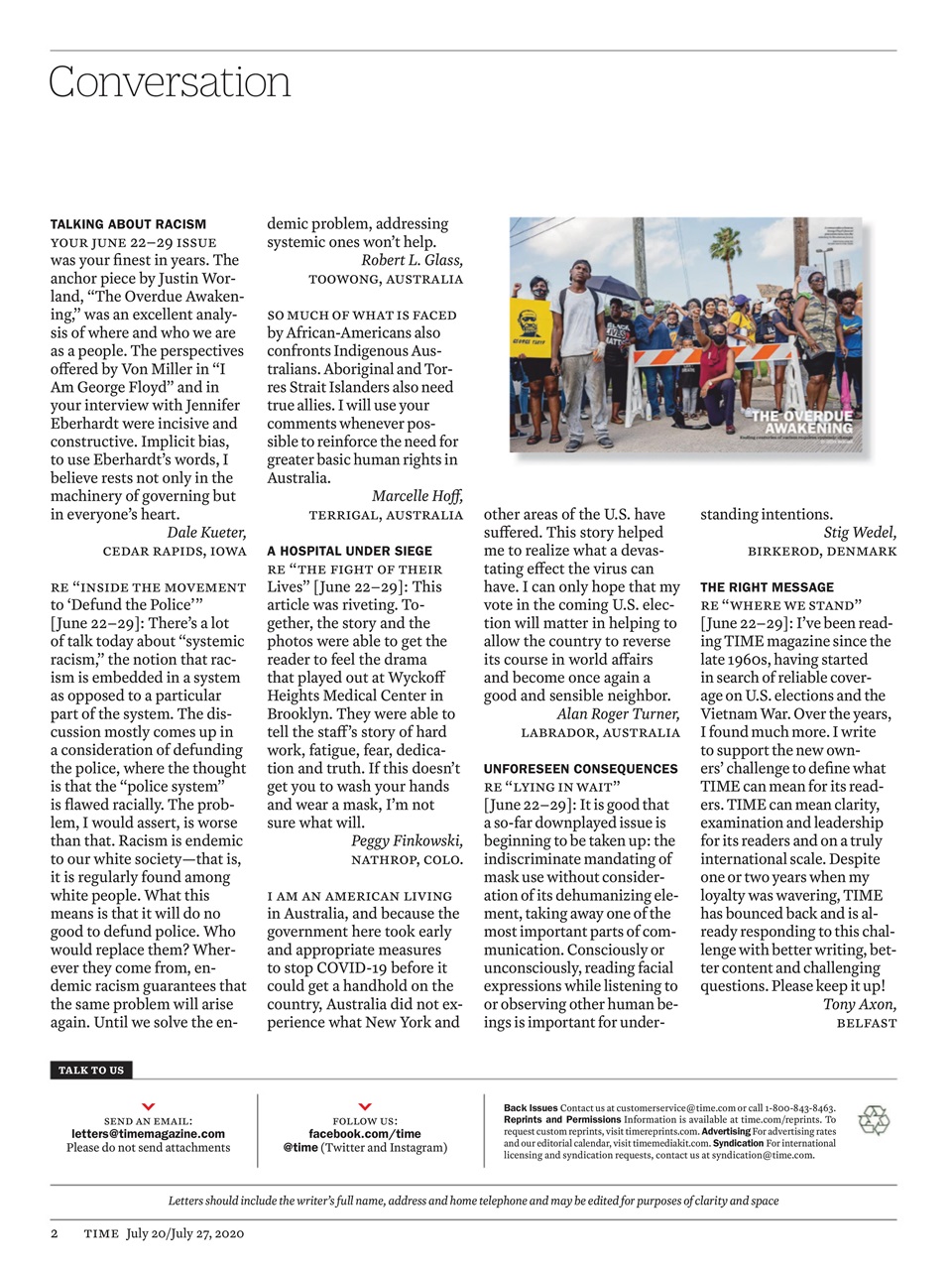 TIME Magazine Europe Preview Pages