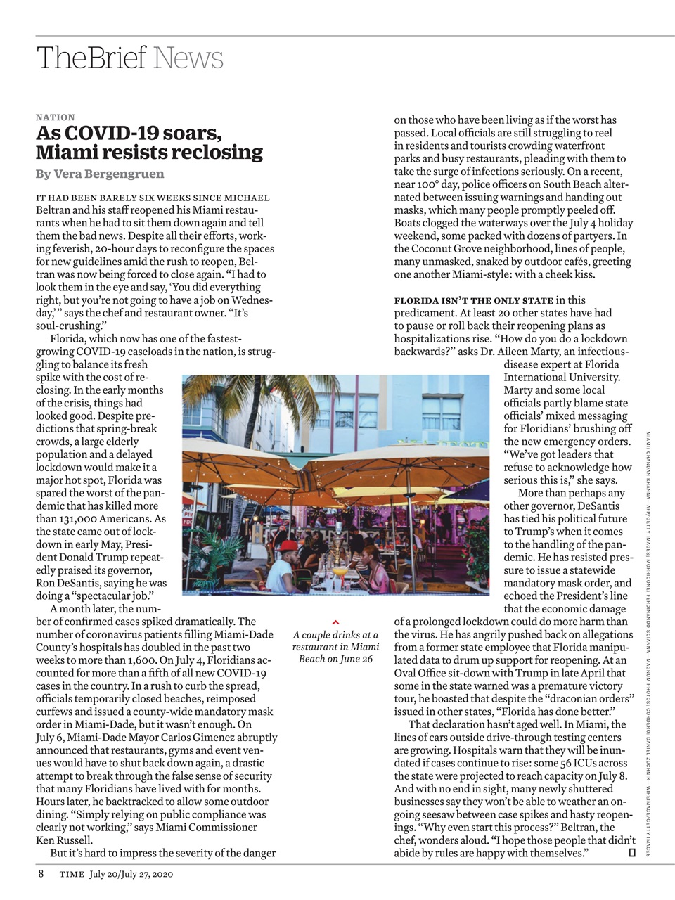 TIME Magazine Europe Preview Pages