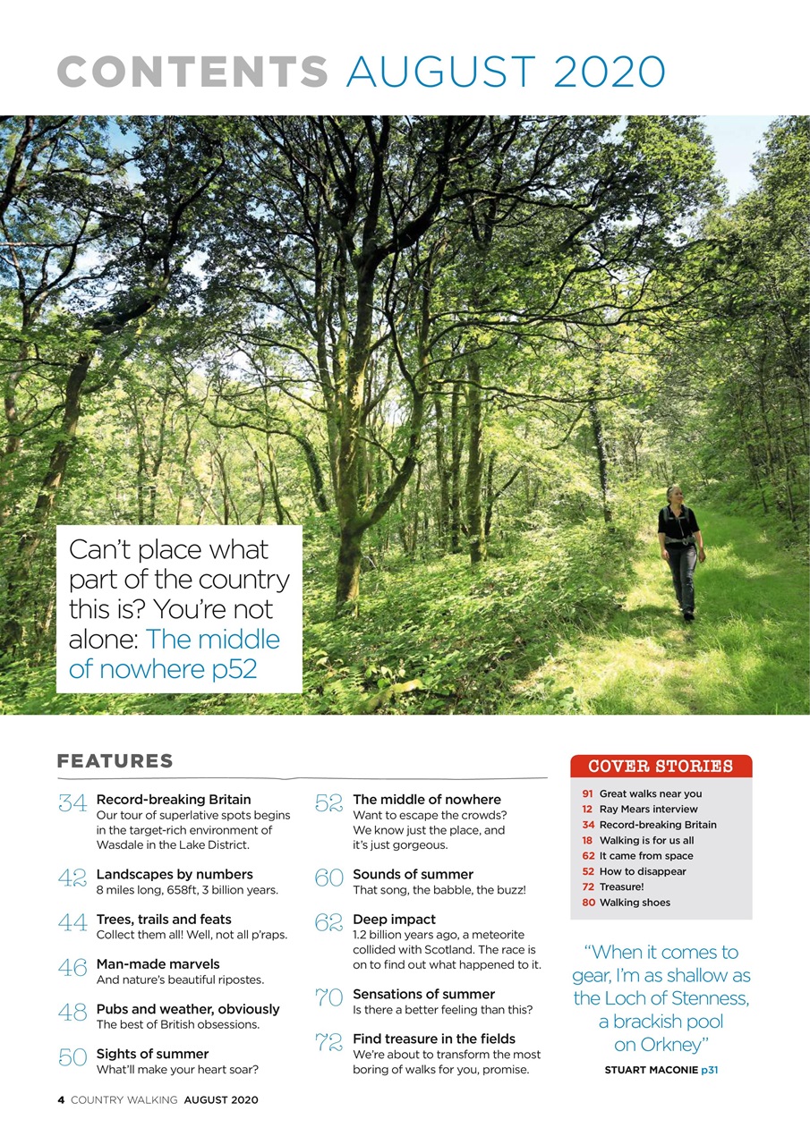 Country Walking Preview Pages