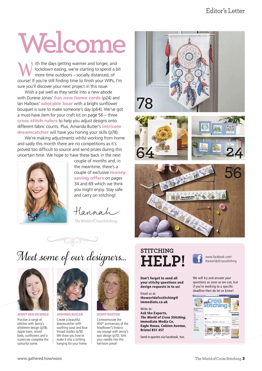 The World of Cross Stitching Preview Pages
