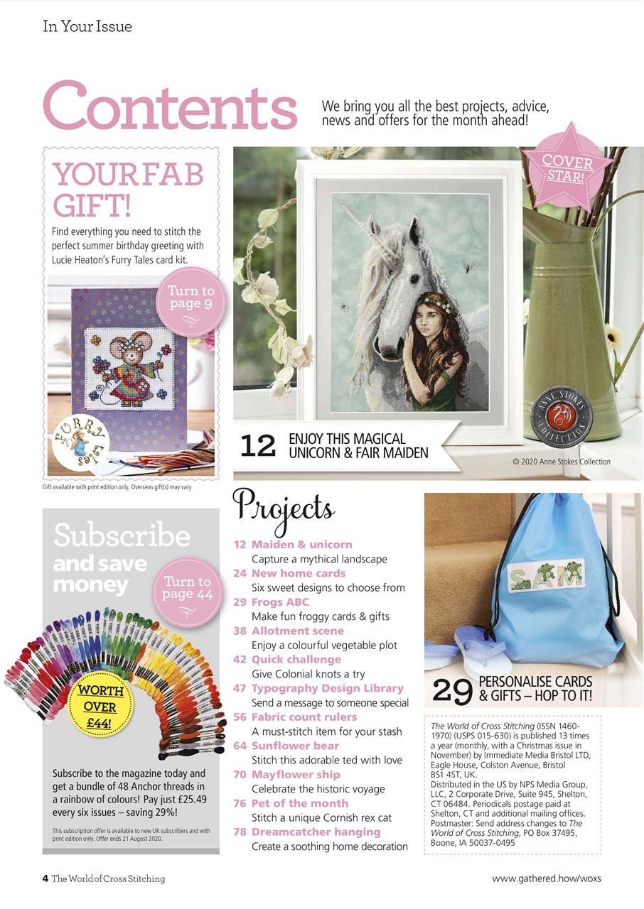 The World of Cross Stitching Preview Pages