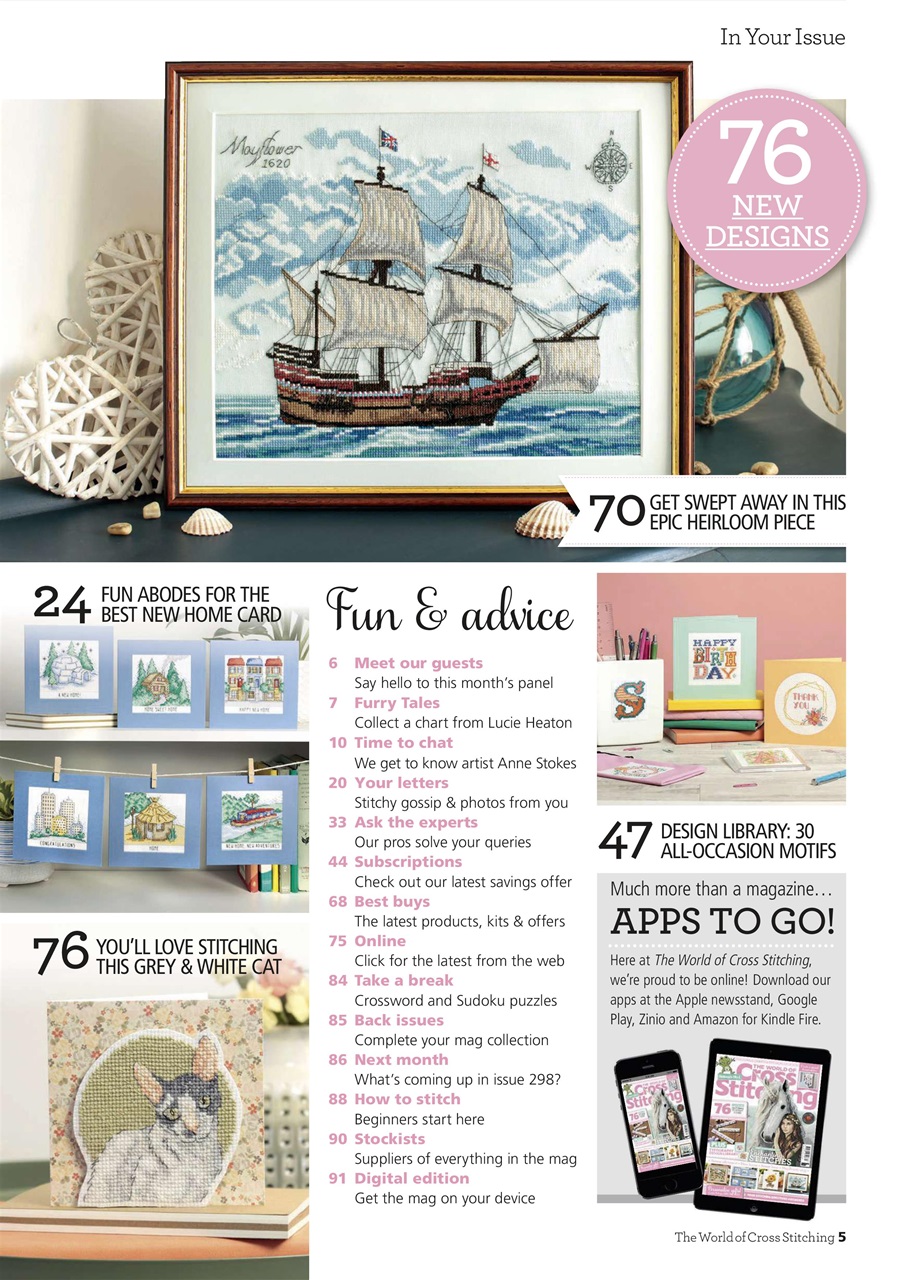 The World of Cross Stitching Preview Pages