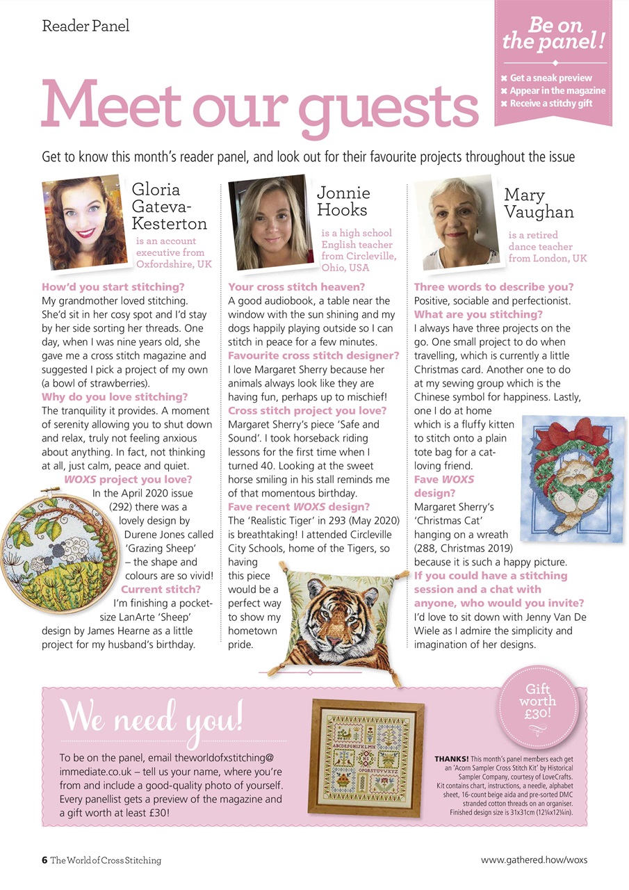 The World of Cross Stitching Preview Pages