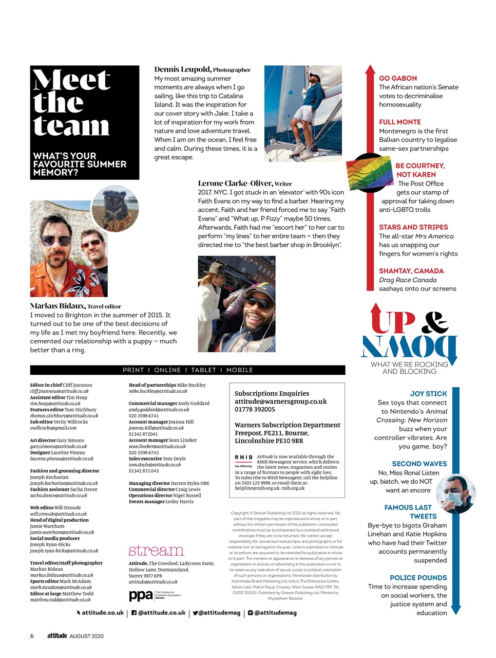 Attitude Preview Pages