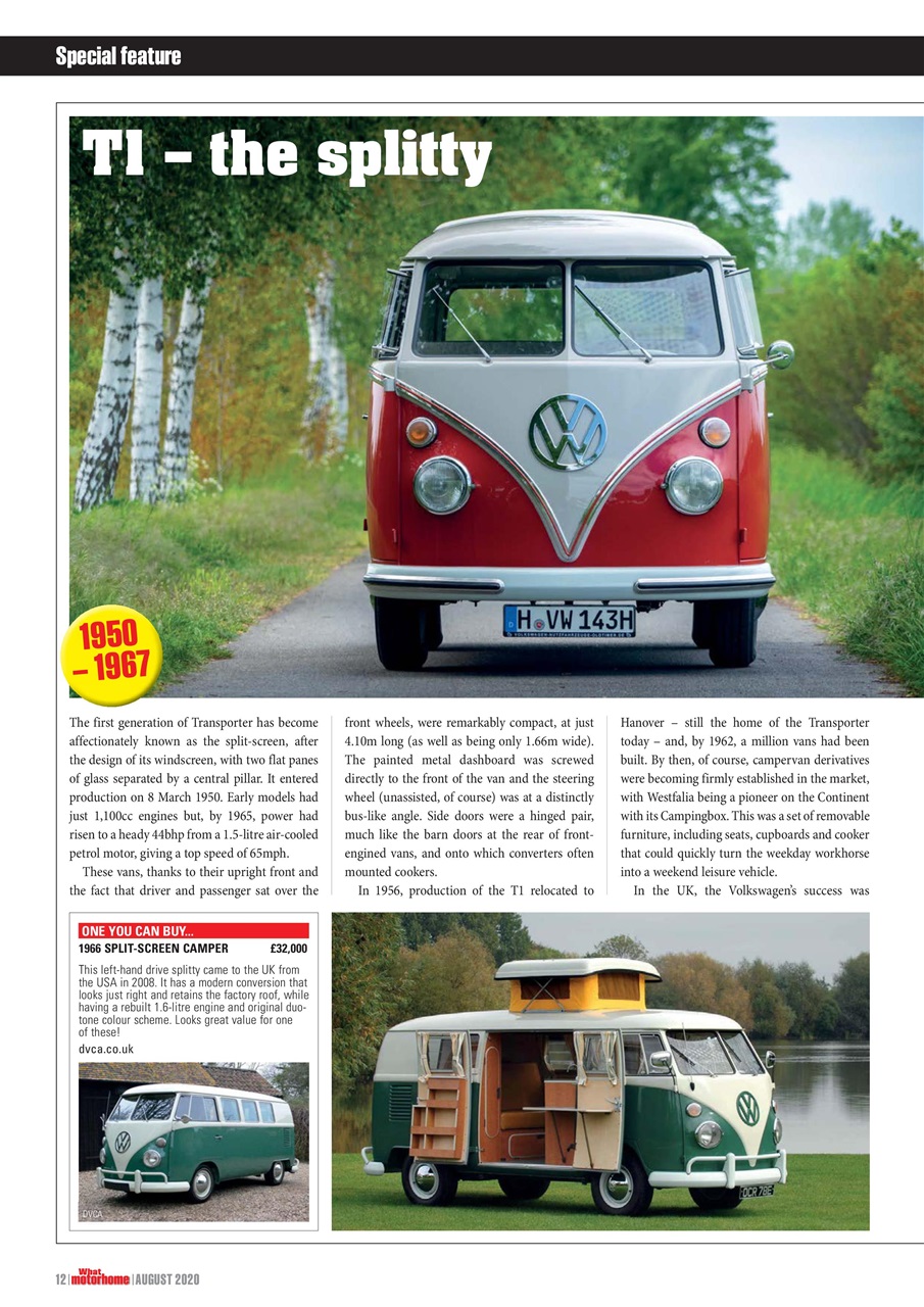 What Motorhome magazine Preview Pages