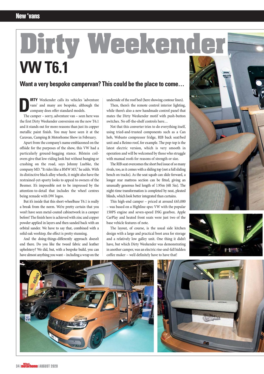 What Motorhome magazine Preview Pages