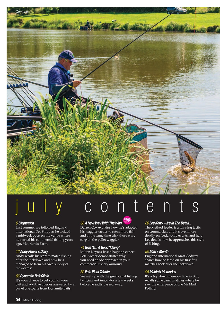 Match Fishing Preview Pages