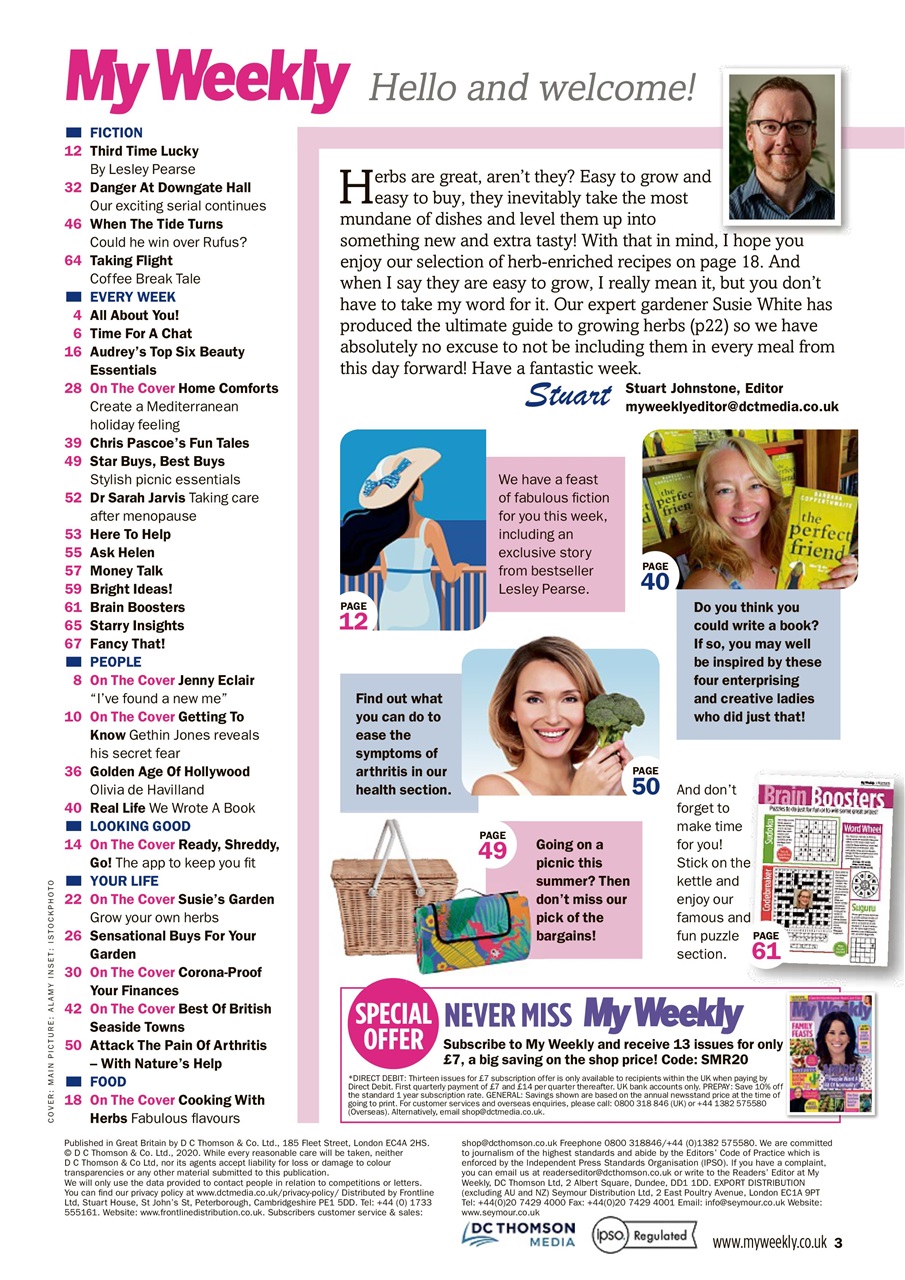 My Weekly Preview Pages