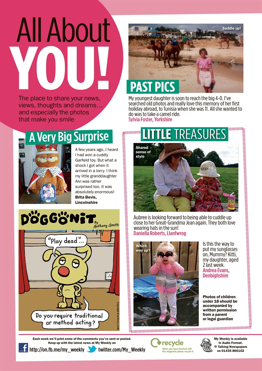 My Weekly Preview Pages