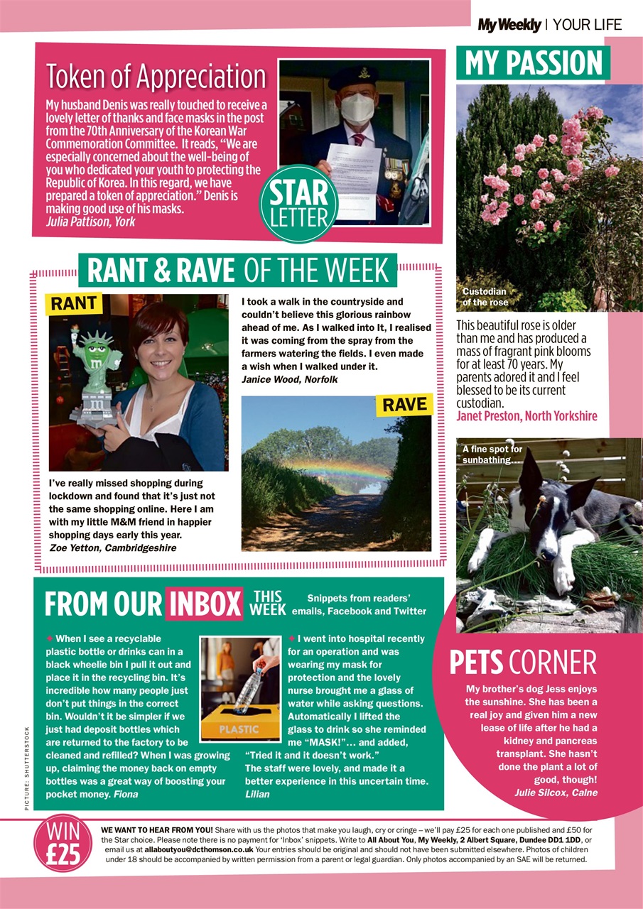 My Weekly Preview Pages