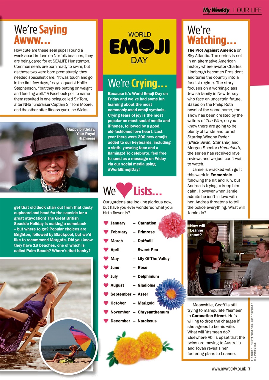 My Weekly Preview Pages