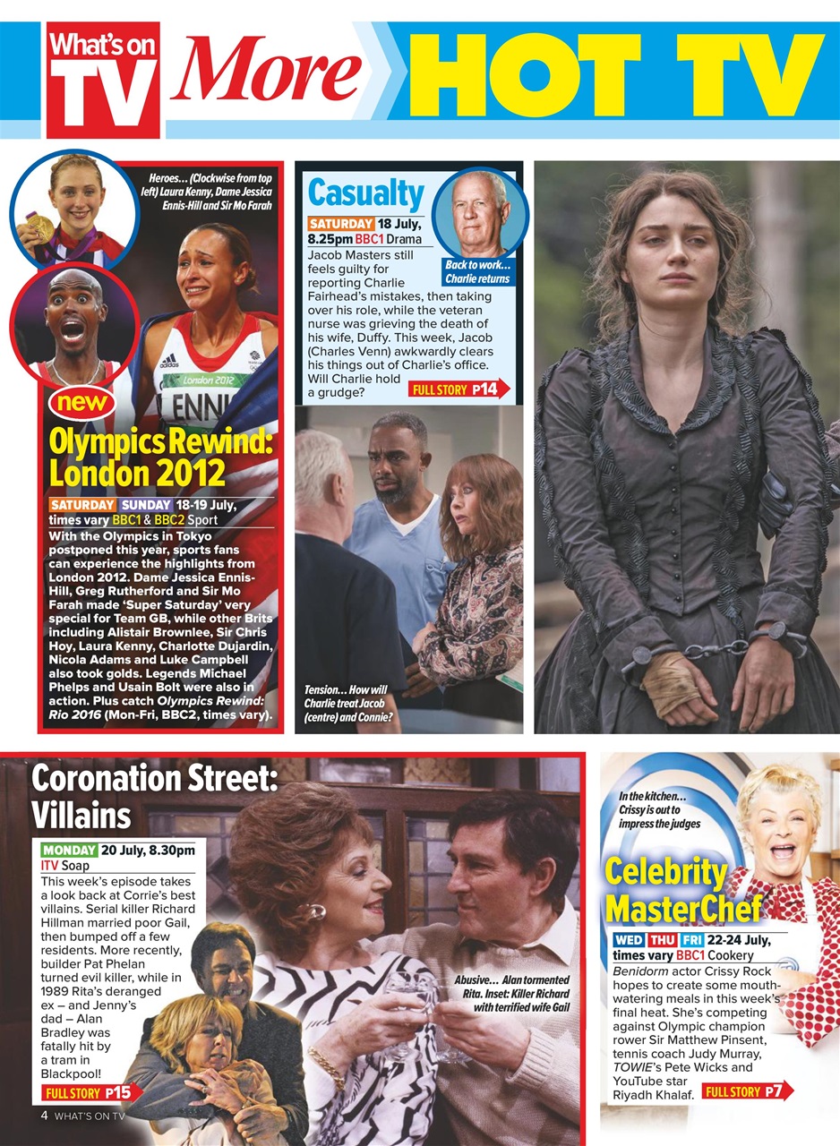 What's on TV Preview Pages