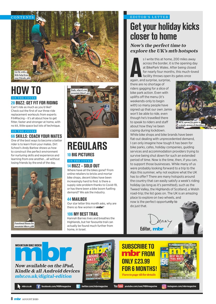 Mountain Bike Rider Preview Pages
