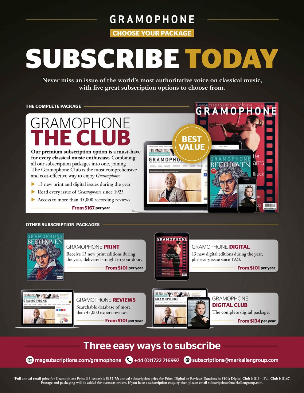 Gramophone Preview Pages