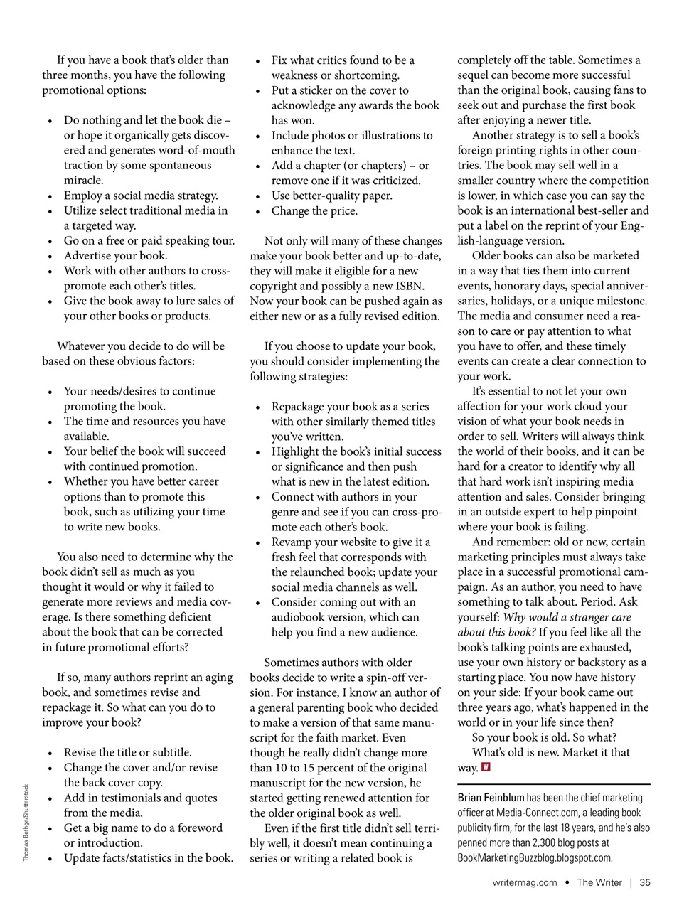 The Writer Preview Pages