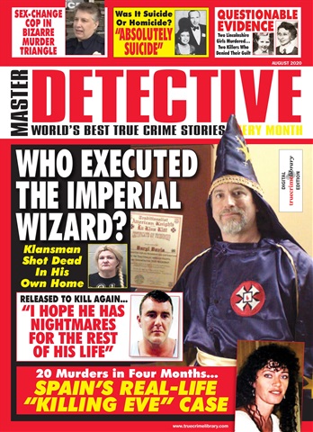 Master Detective issue Master Detective August 2020