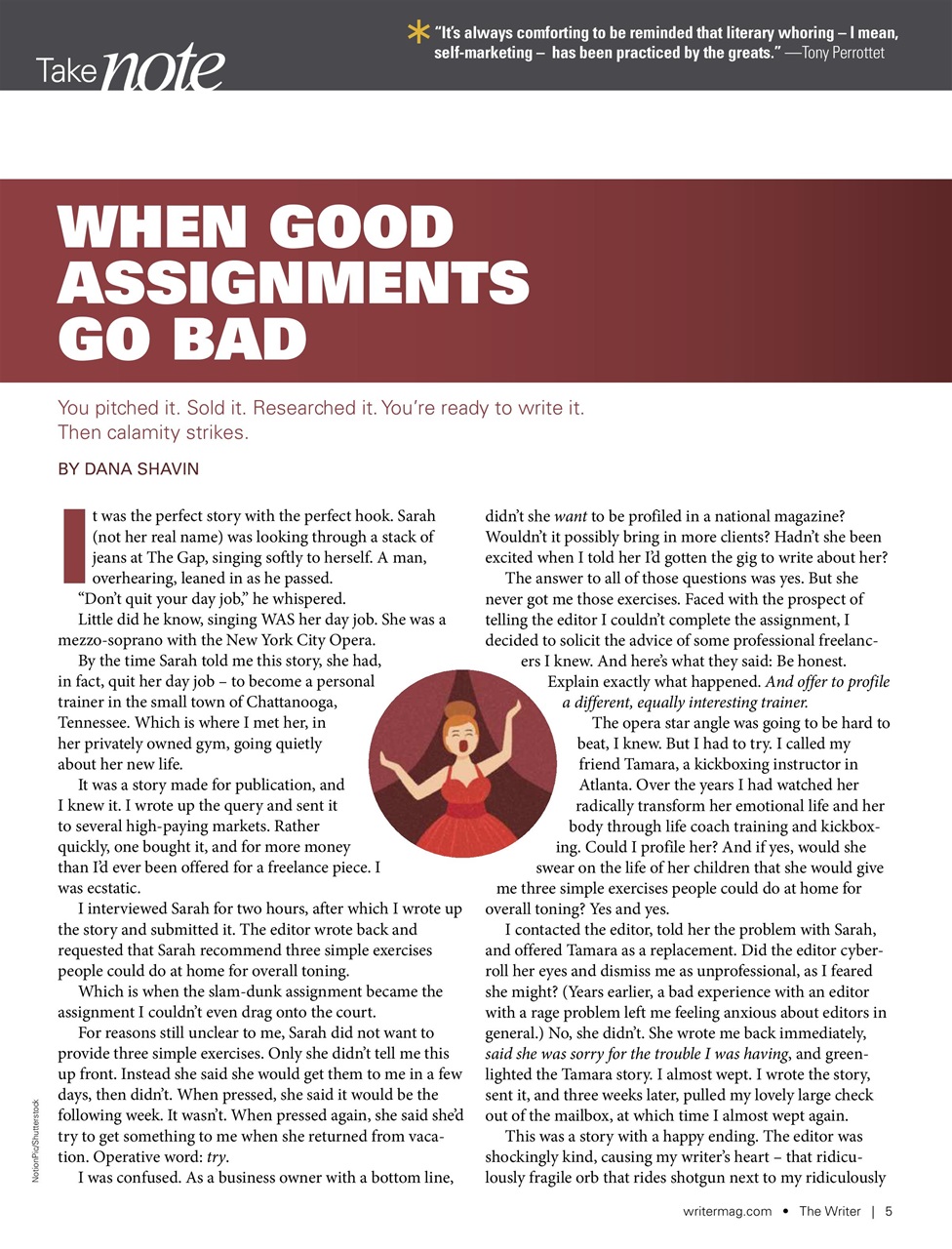 The Writer Preview Pages