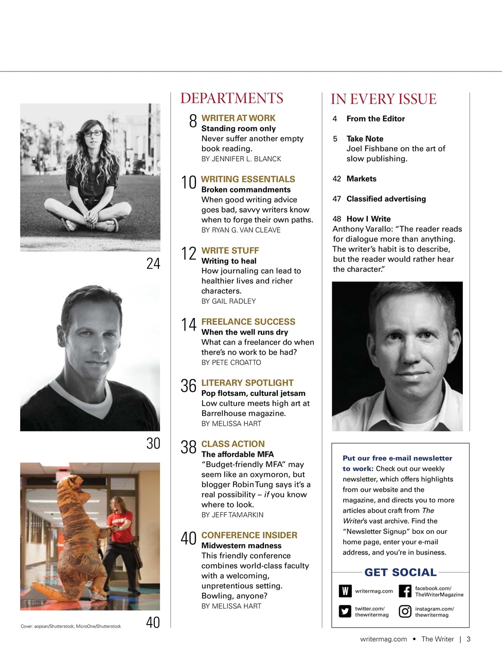 The Writer Preview Pages