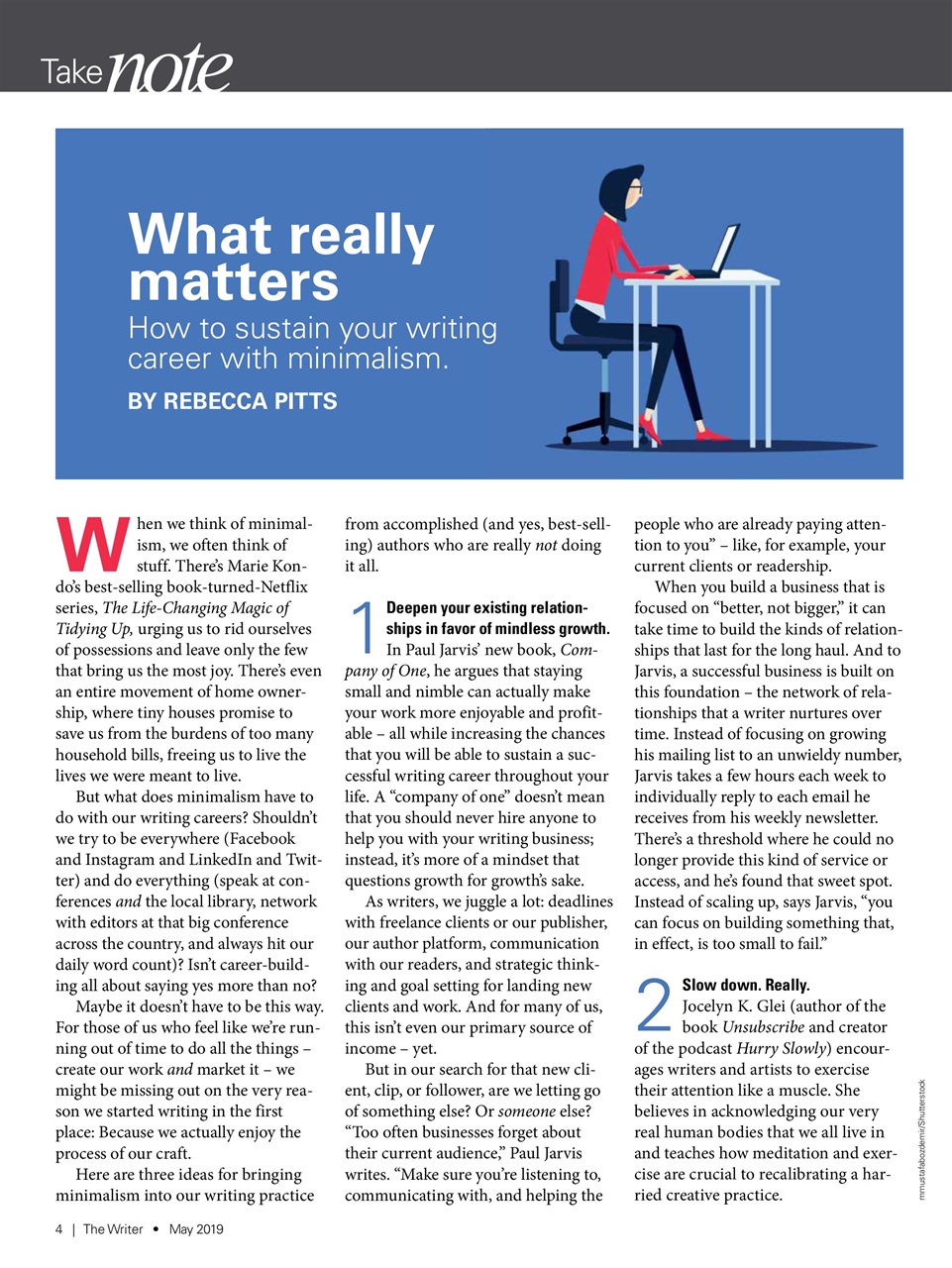 The Writer Preview Pages